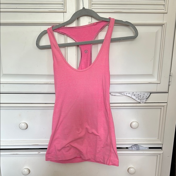 lululemon athletica Tops - Pink Racerback Tank Top